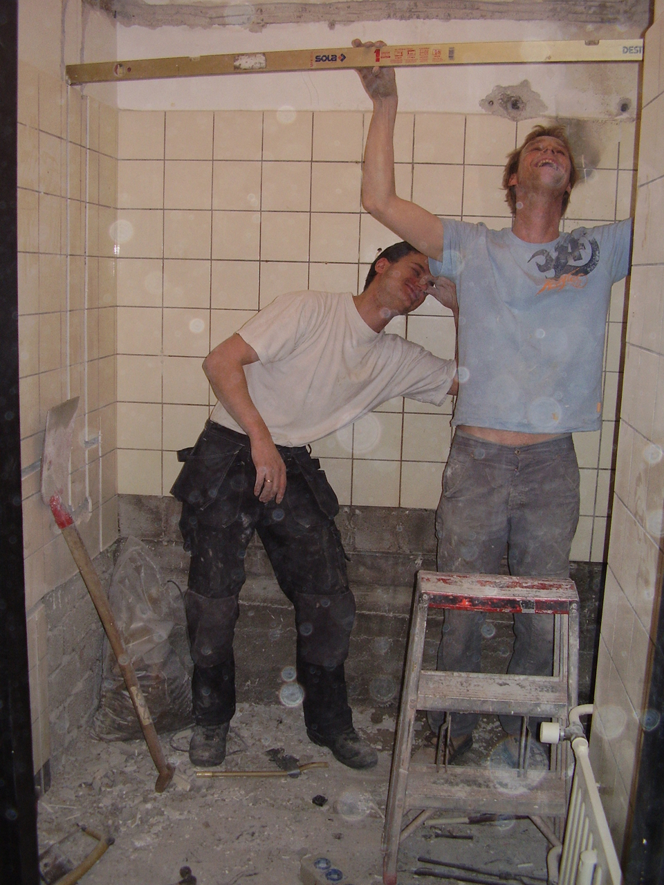 Badkamer renovatie in jaren 70 stijl